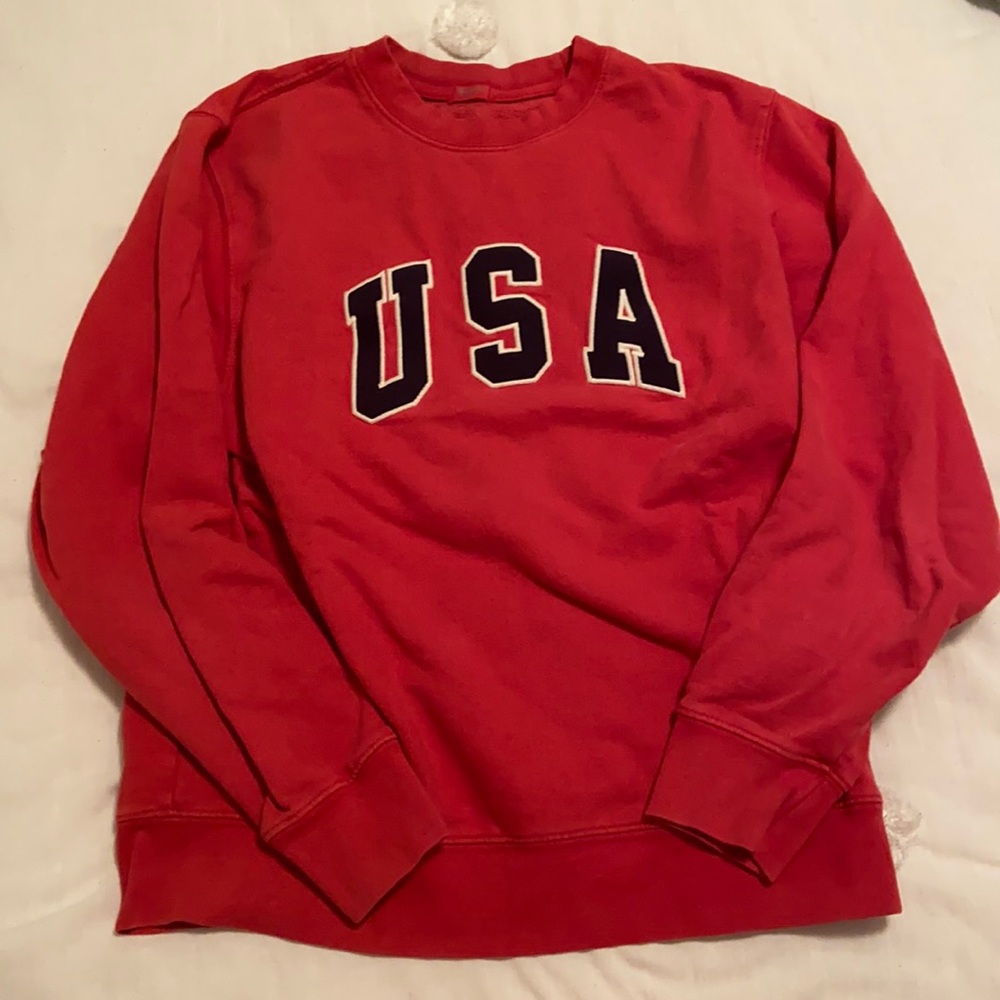 Brandy Melville / John Galt USA red crewneck
